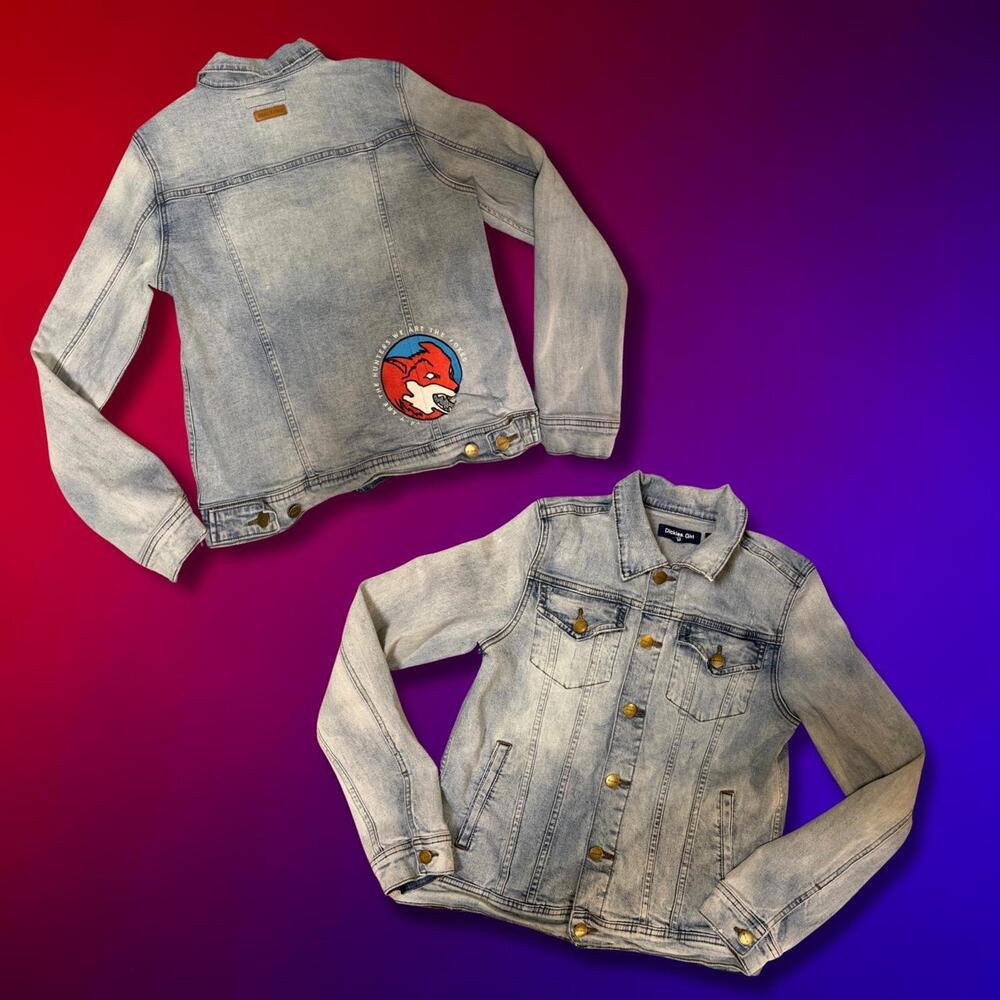 Dickies Girls x Taylor Swift 1989 "We Are The Foxes” Denim Jacket Medium